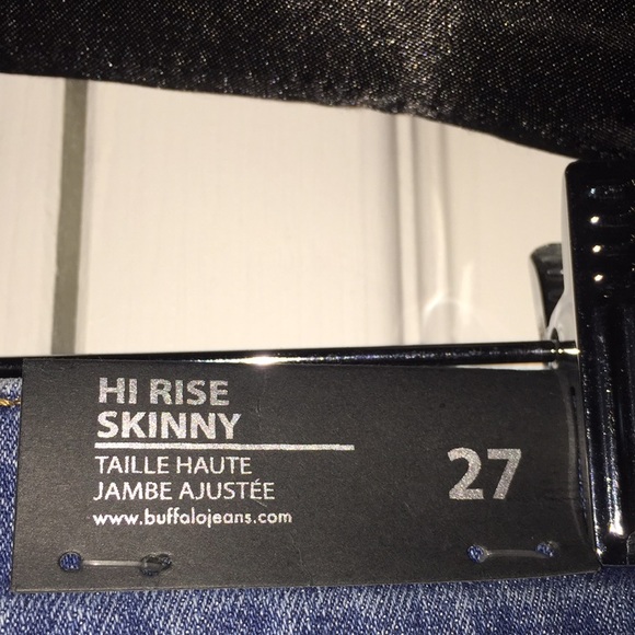 Buffalo David Bitton Ivy Hi Rise Skinny Ladies Blue Jeans Size 27 - Picture 4 of 12